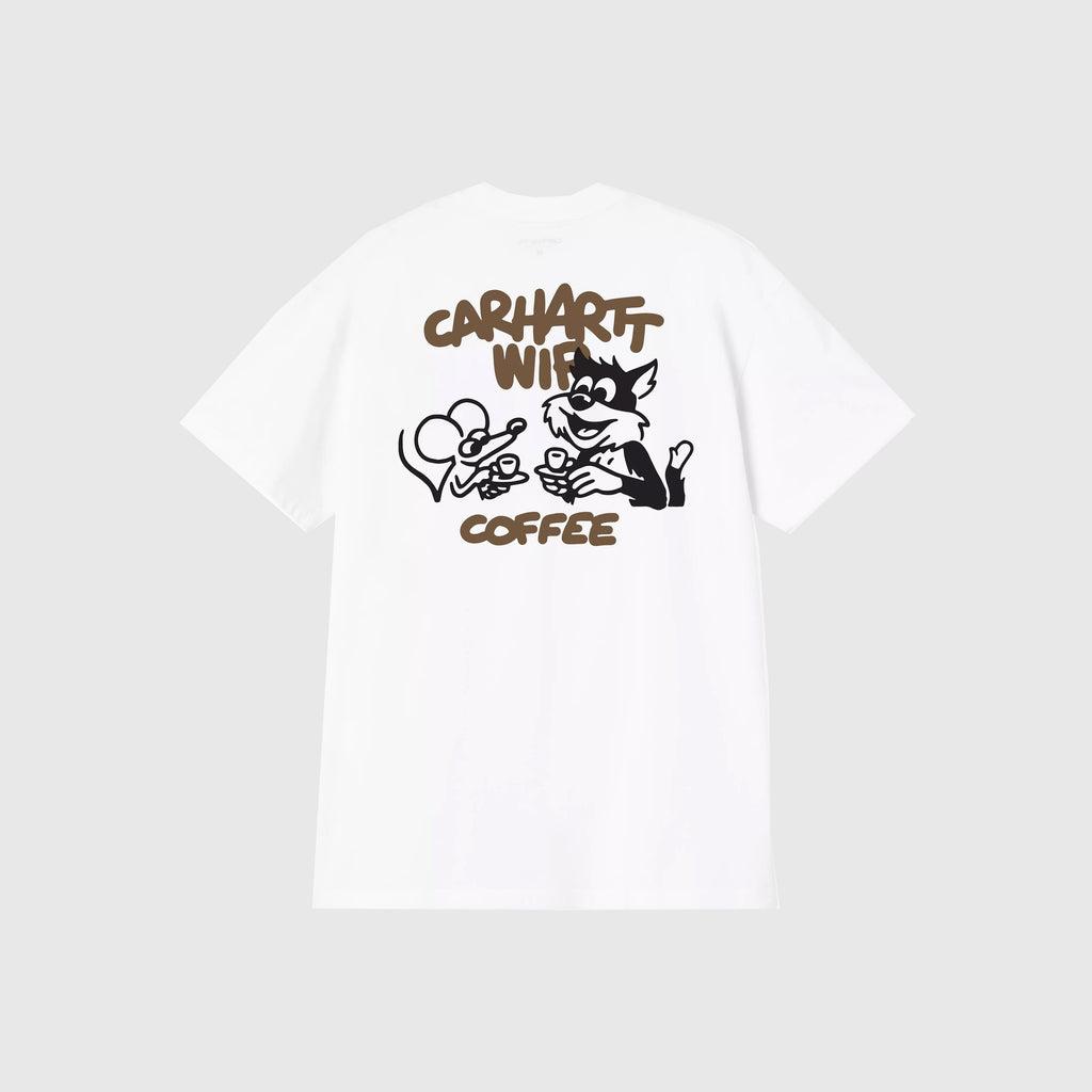Carhartt WIP S/S Coffee Break T-Shirt - White - Back