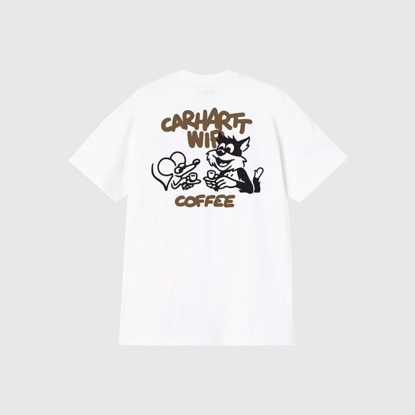 Carhartt WIP S/S Coffee Break T-Shirt - White - Back