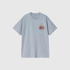 Carhartt WIP S/S Crab Paint Tee - Frosted Blue - Front