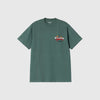 Carhartt WIP S/S Crab Paint Tee - Silver Pine - Front