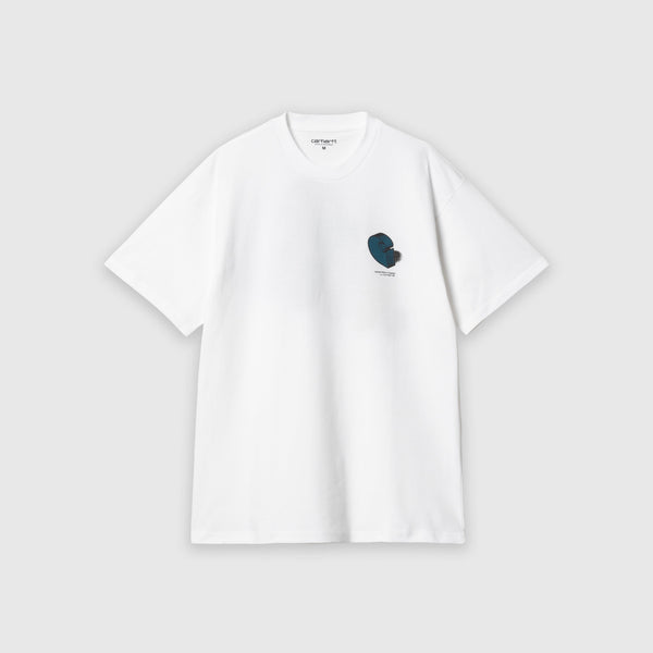 Carhartt WIP S/S Diagram C Tee - White - Front