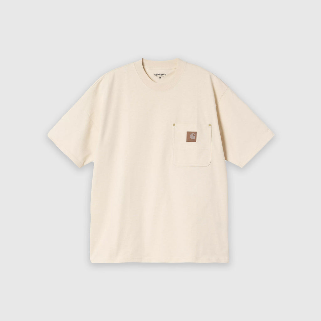 Carhartt WIP S/S Eldon Pocket Tee - Natural - Front