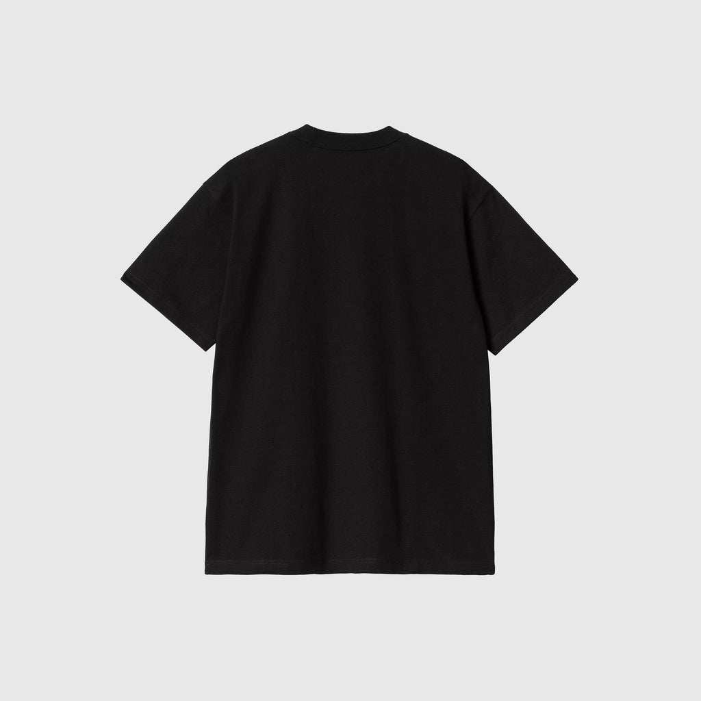 Carhartt WIP S/S Flaming Ducks Tee - Black - Back