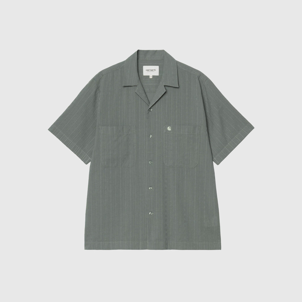Carhartt WIP S/S Gareth Shirt - Velvet Green - Front