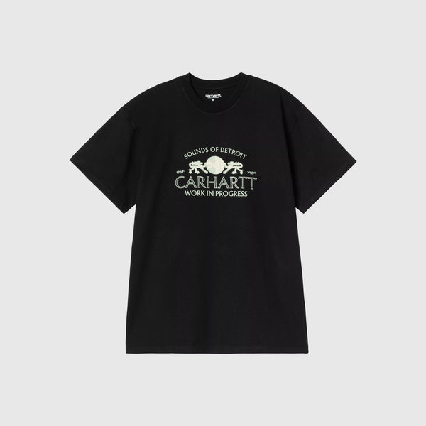 Carhartt WIP S/S Gatecrasher Tee - Black - Front