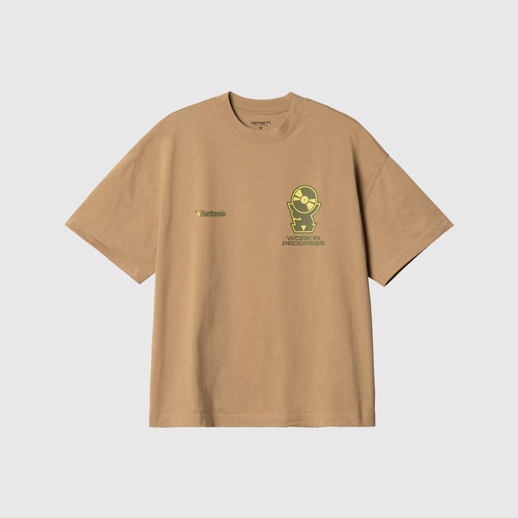 Carhartt WIP S/S Harttronix Tee - Dusty H Brown - Front