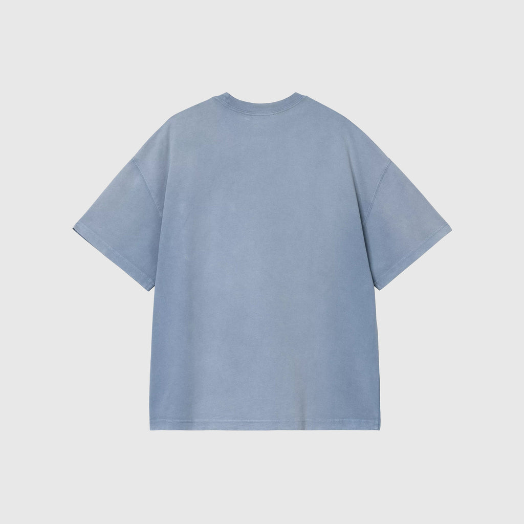 Carhartt WIP S/S Hudson Pocket Tee - Sorrent Chalk Wash - Back