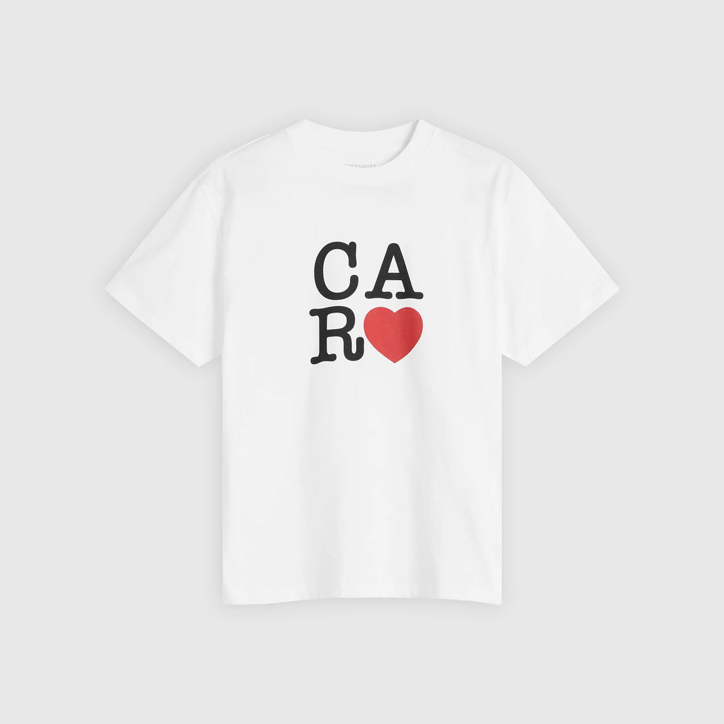 Carhartt WIP S/S I Hartt T-Shirt - White - Front