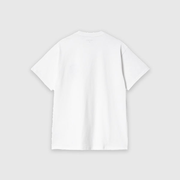 Carhartt WIP S/S Icons Tee - White / Black - Back