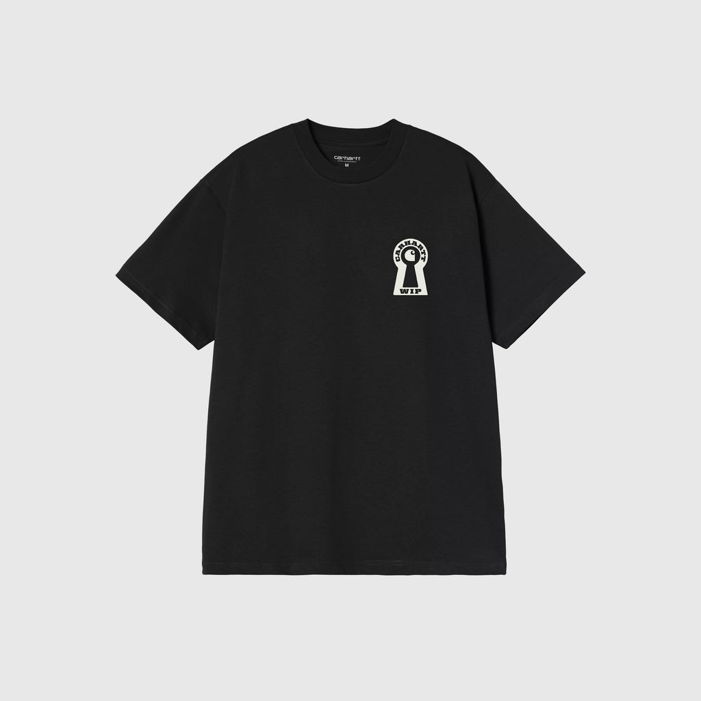 Carhartt WIP S/S Locked Tee - Black - Front