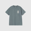 Carhartt WIP S/S Locked Tee - Cozy Blue - Front