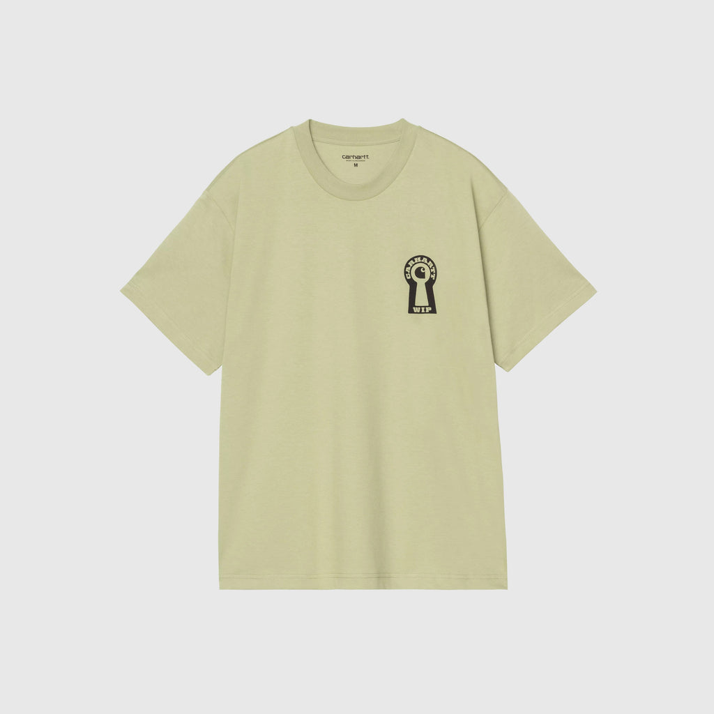 Carhartt WIP S/S Locked Tee - Gentle Green - Front