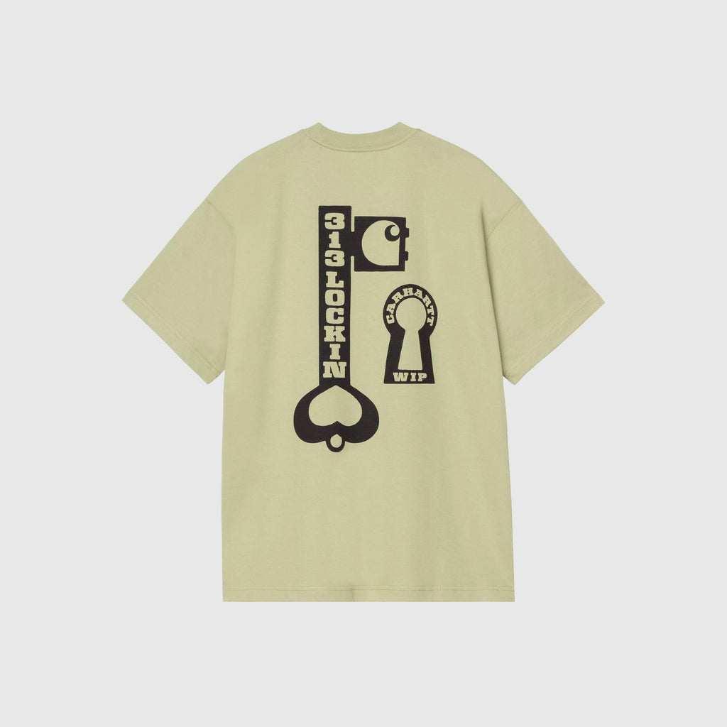 Carhartt WIP S/S Locked Tee - Gentle Green - Back