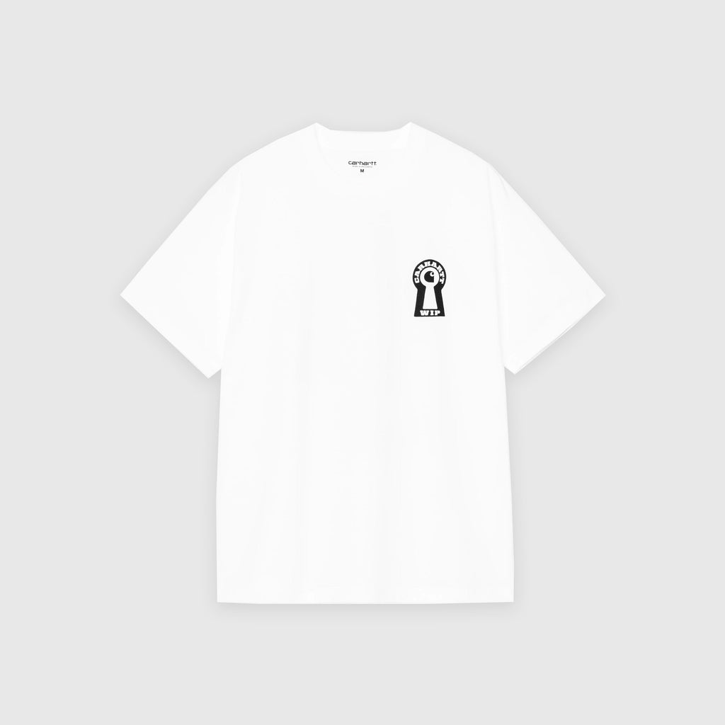 Carhartt WIP S/S Locked Tee - White - Front