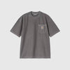 Carhartt WIP S/S Loose Pocket T-Shirt - Black Garment Dyed - Front