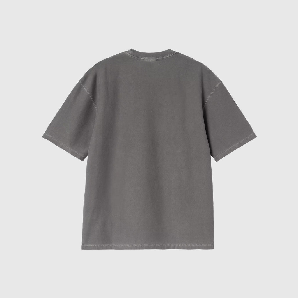 Carhartt WIP S/S Loose Pocket T-Shirt - Black Garment Dyed - Back