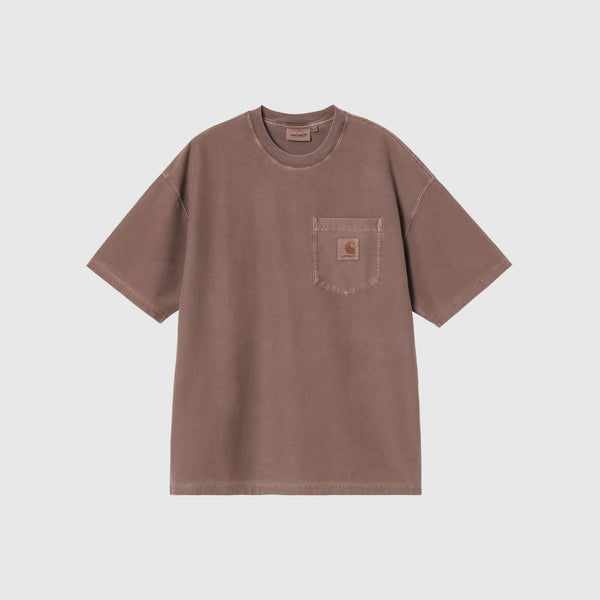 Carhartt WIP S/S Loose Pocket T-Shirt - Tobacco Garment Dyed - Front
