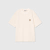 Carhartt WIP S/S Nelson Waffle T-Shirt - Natural Garment Dyed - Front