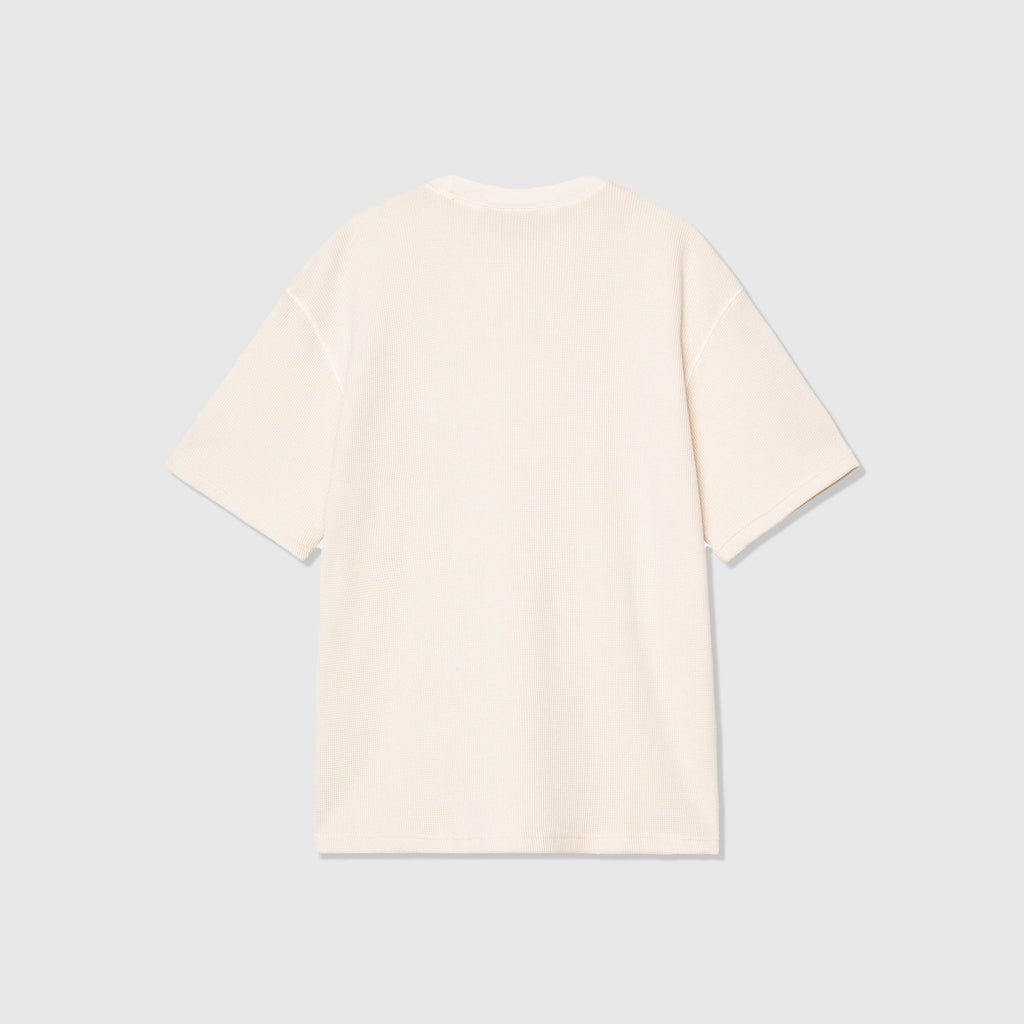 Carhartt WIP S/S Nelson Waffle T-Shirt - Natural Garment Dyed - Back