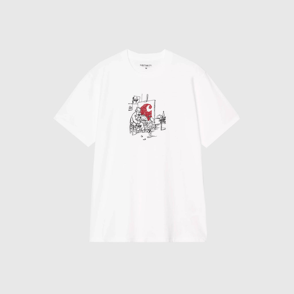 Carhartt WIP S/S Old Painter T-Shirt - White - Front
