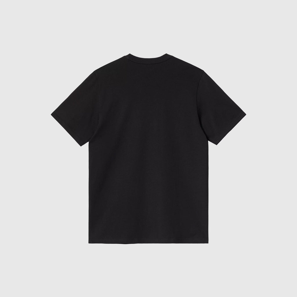 Carhartt WIP S/S Pocket Heart Tee - Black / Black - Back