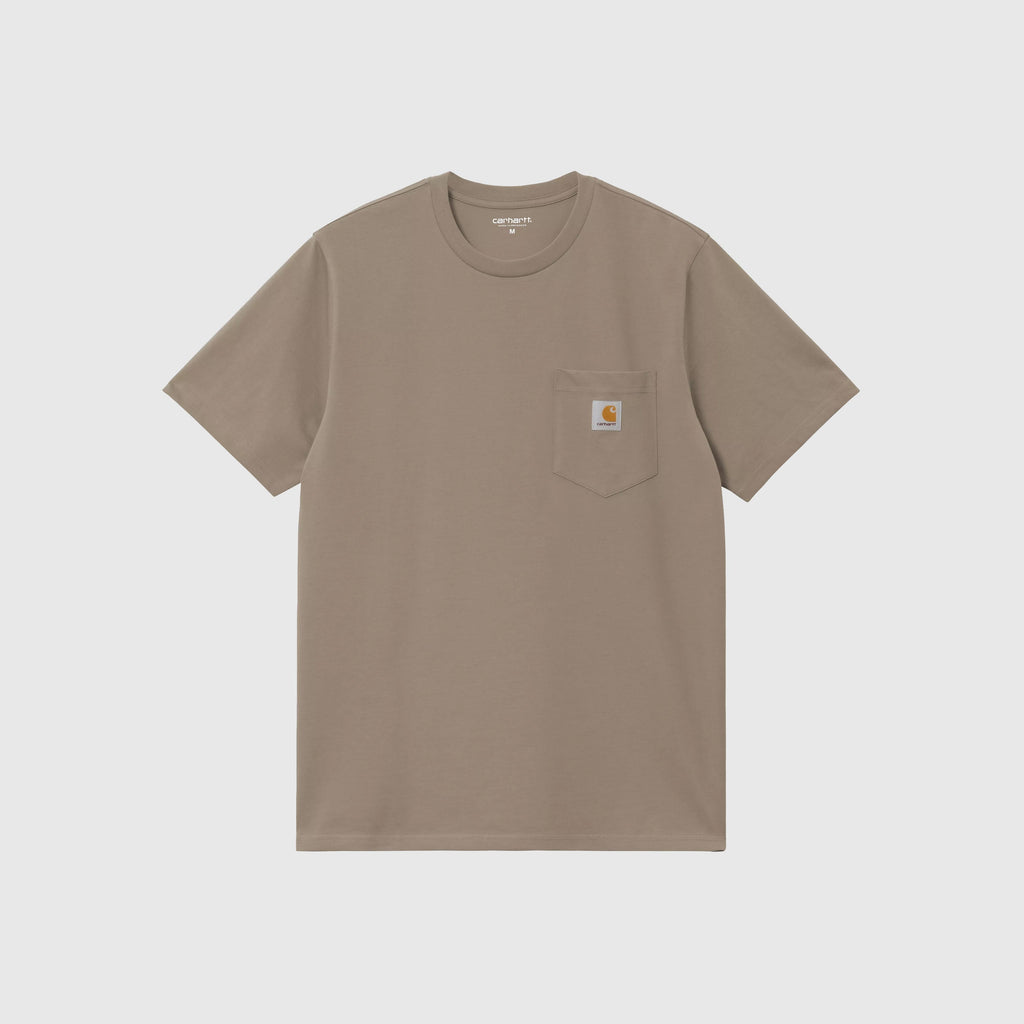 Carhartt WIP S/S Pocket Tee - Iroko - Front