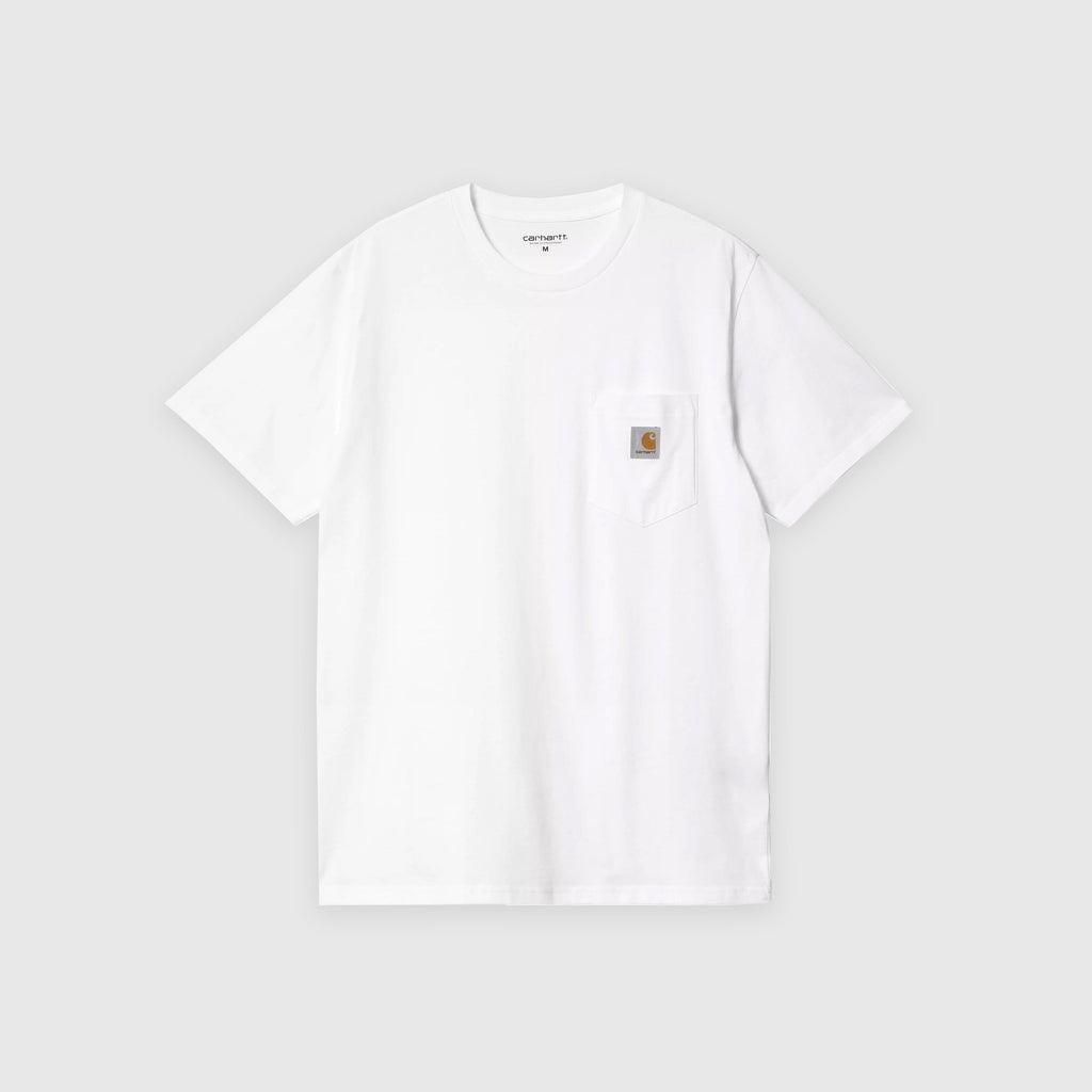 Carhartt WIP S/S Pocket Tee - White - Front
