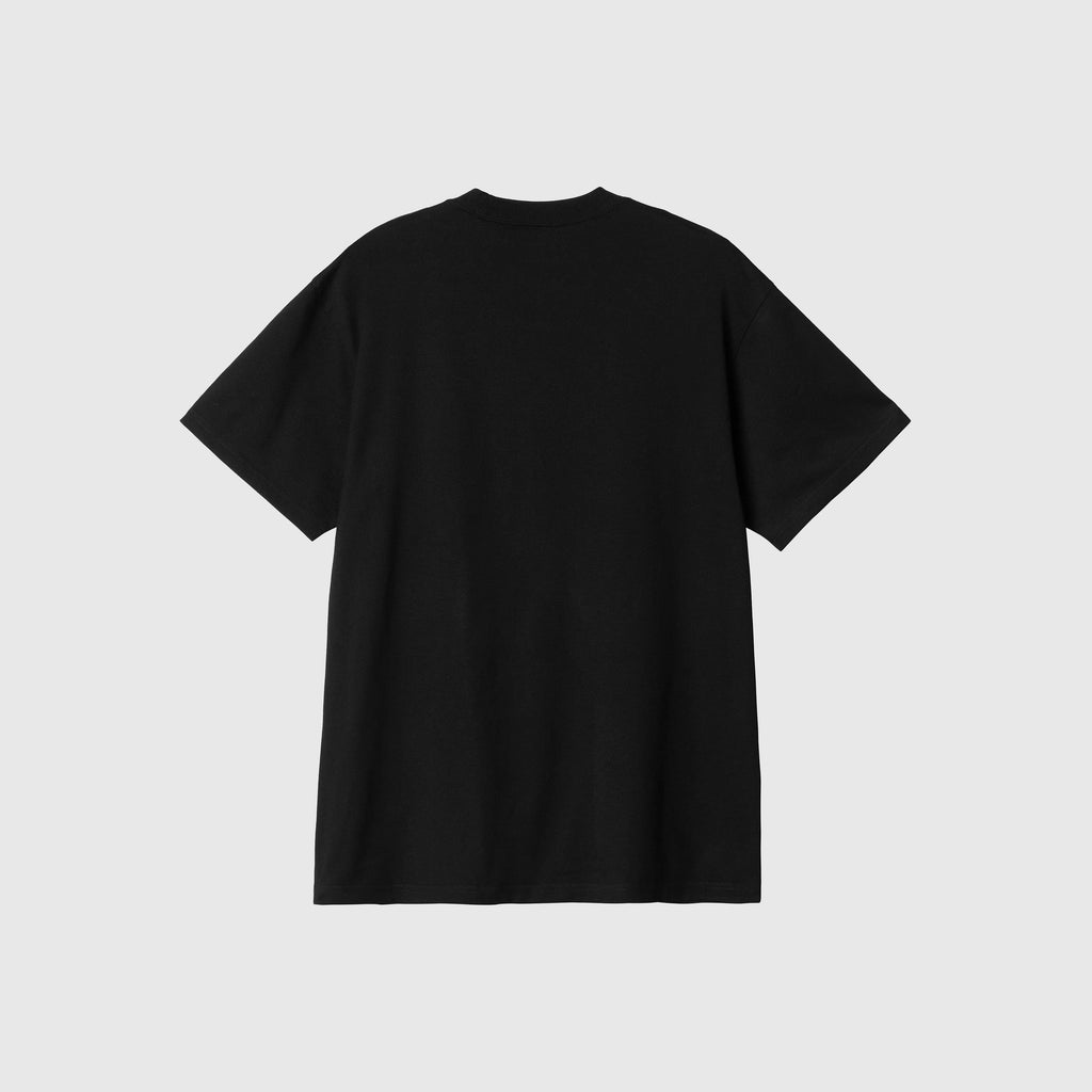 Carhartt WIP S/S Rivet Script Tee - Black - Back