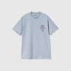 Carhartt WIP S/S Sandwich Tee - Blue Fog - Front