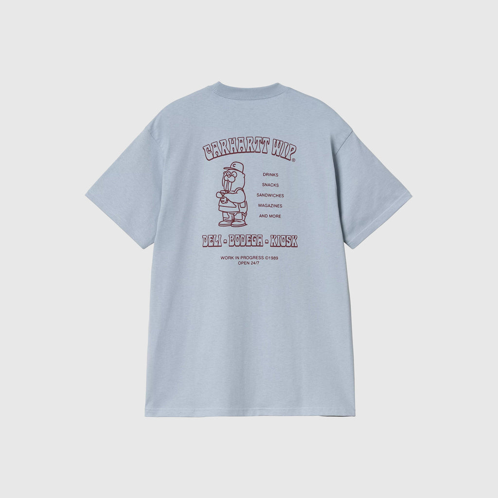 Carhartt WIP S/S Sandwich Tee - Blue Fog - Back