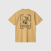 Carhartt WIP S/S Stamp Tee - Bourbon / Black Stone Washed - Back