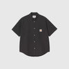 Carhartt WIP S/S Toland Shirt - Toland Stripe / Black - Front