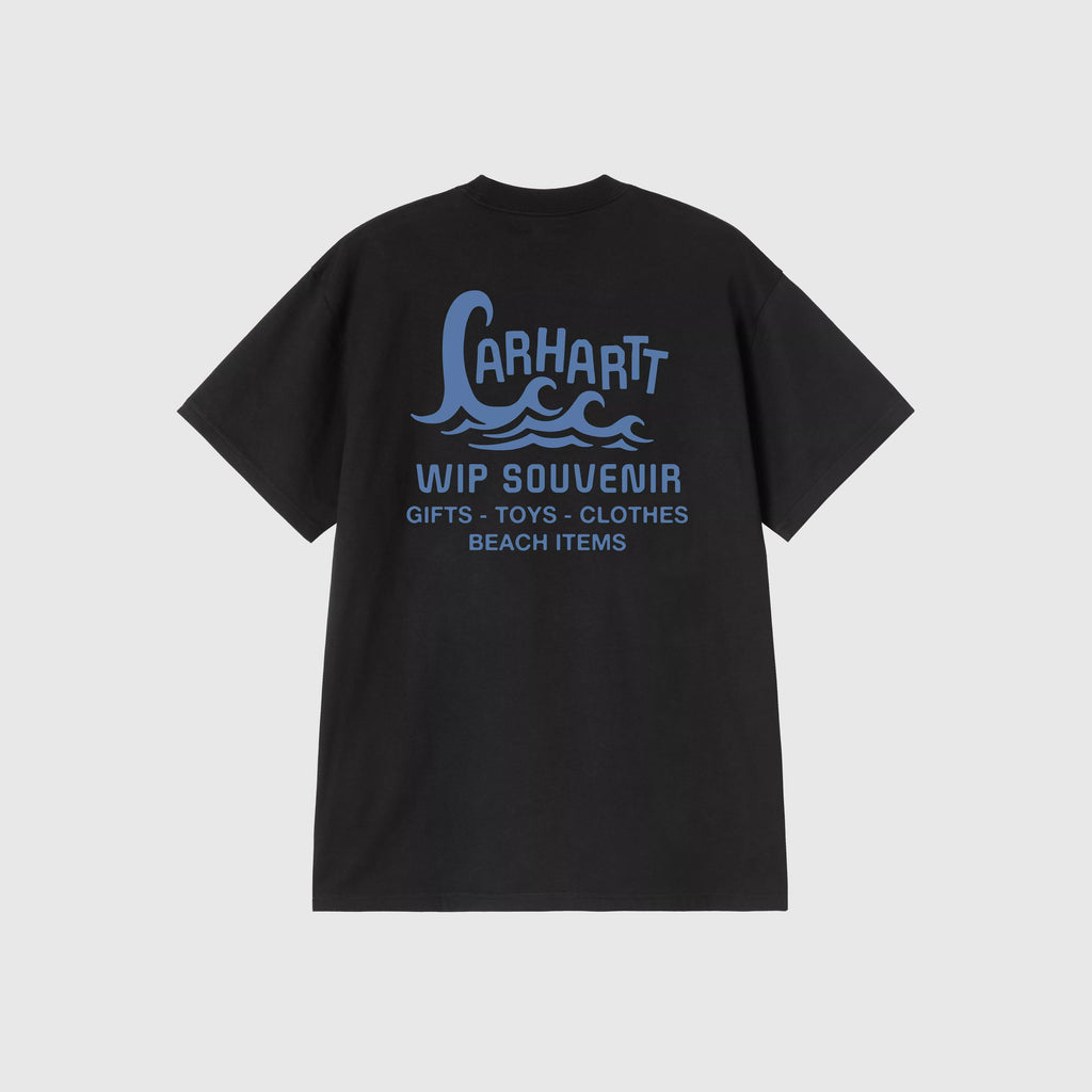 Carhartt WIP S/S Waves Tee - Black - Back