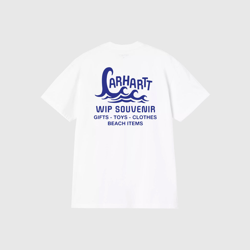 Carhartt WIP S/S Waves Tee - White - Back