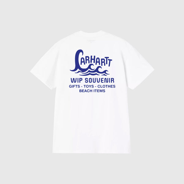 Carhartt WIP S/S Waves Tee - White - Back