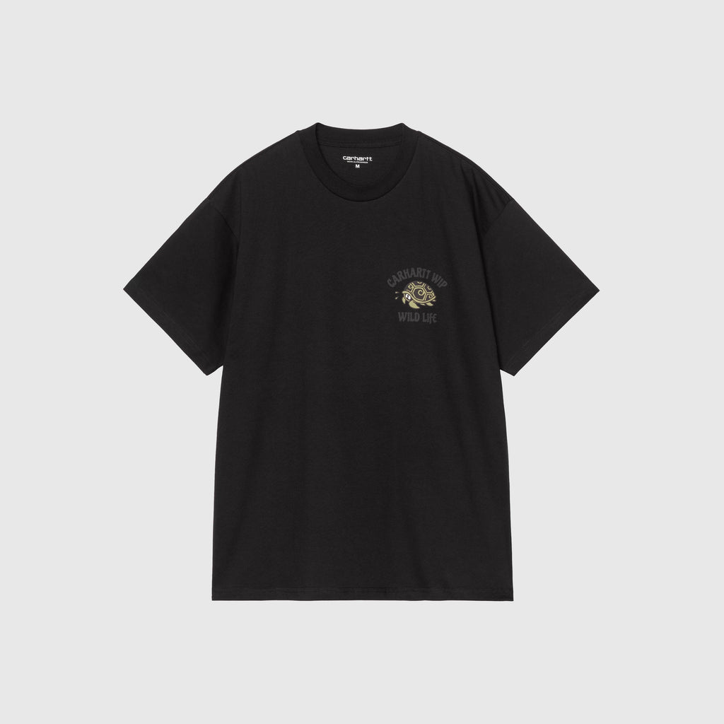 Carhartt WIP S/S Wild Life T-Shirt - Black - Front