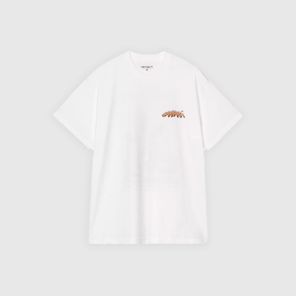Carhartt WIP S/S Wiptopia II Tee - White - Front