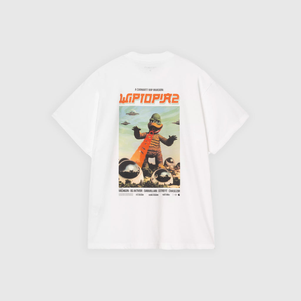 Carhartt WIP S/S Wiptopia II Tee - White - Back