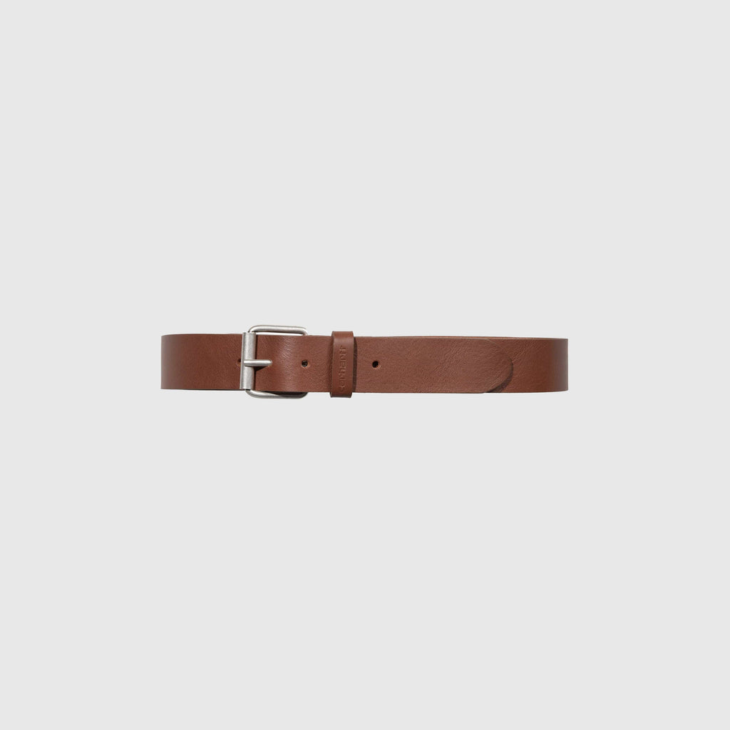 Carhartt WIP Script Belt - Cognac / Silver