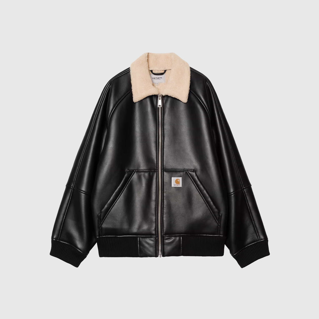 Carhartt WIP Shepton Jacket - Black / Natural - Front