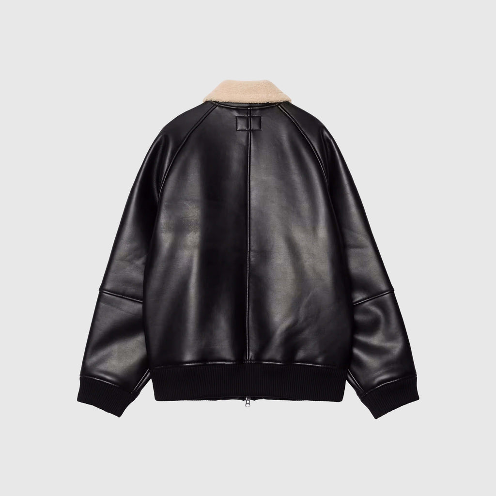 Carhartt WIP Shepton Jacket - Black / Natural - Back