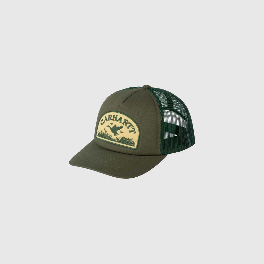 Carhartt WIP Take Off Trucker Cap - Leaf - Front