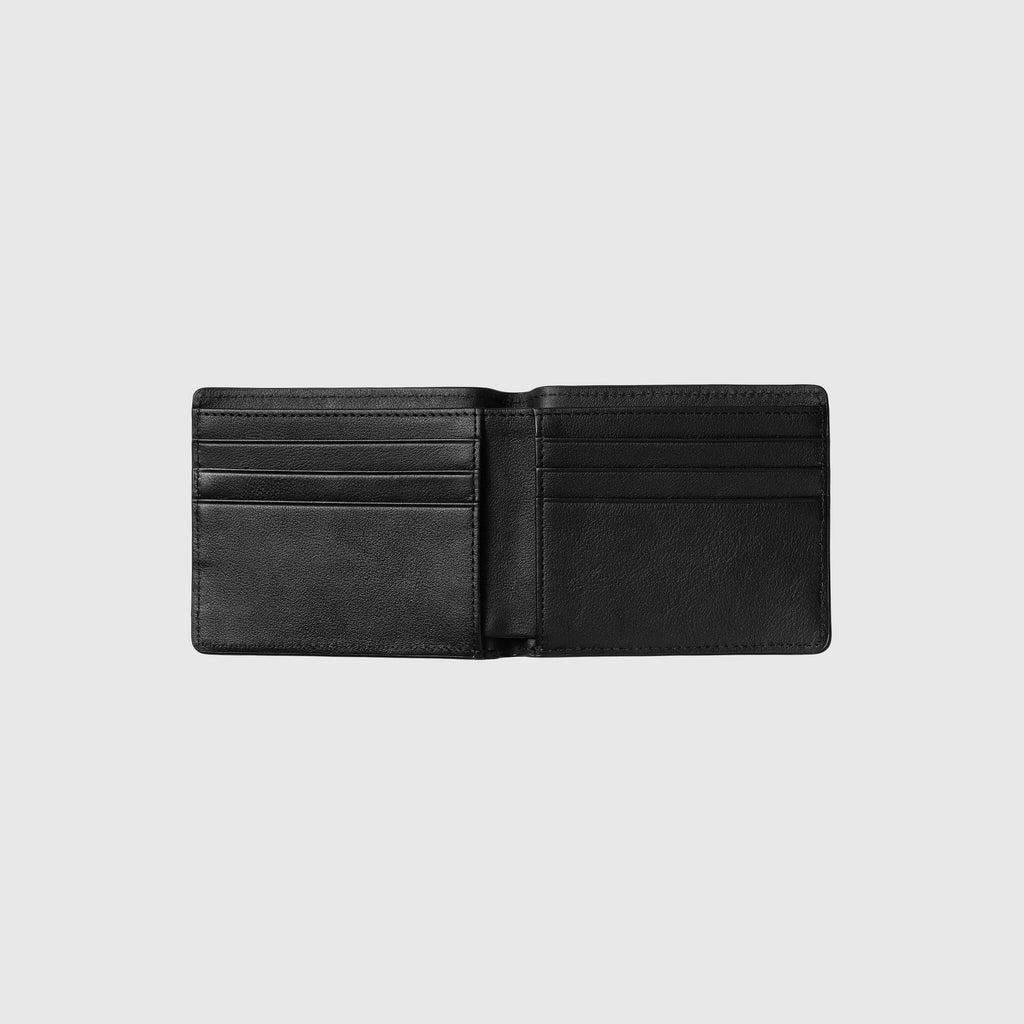 Carhartt WIP Vegas Billfold Wallet - Black / Silver - Open