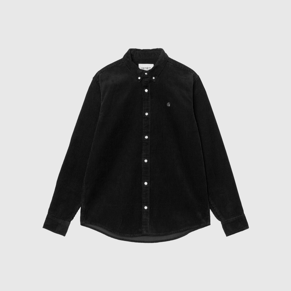 Carhartt WIP L/S Madison Cord Shirt - Soot