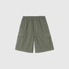 Carhartt WIP Mandler Cargo Shorts - Leaf Garment Dyed - Front