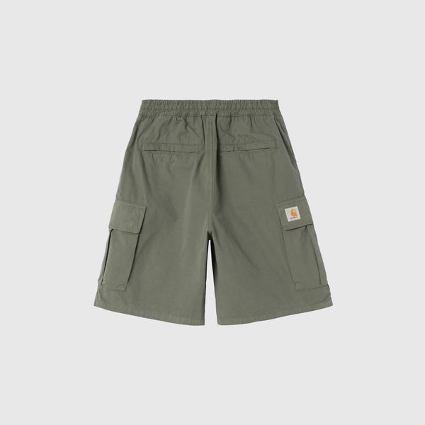 Carhartt WIP Mandler Cargo Shorts - Leaf Garment Dyed - Back