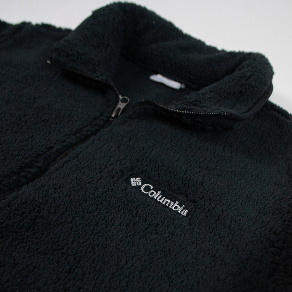 Columbia Rugged Ridge III Sherpa Full Zip - Black - Front Close Up