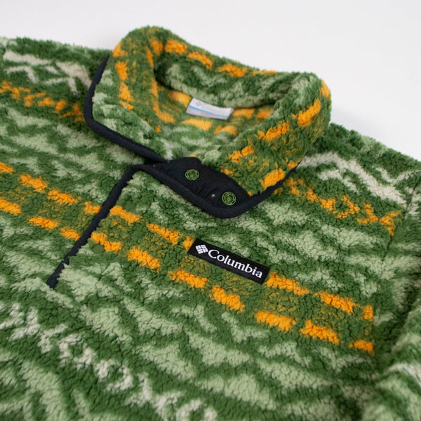 Columbia Rugged Ridge Half Snap Fleece - Canteen / Madras Multi - Front Close Up