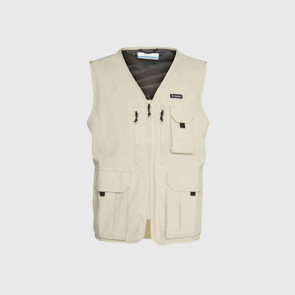 Columbia Silver Ridge Utility Vest - Dark Stone - Front