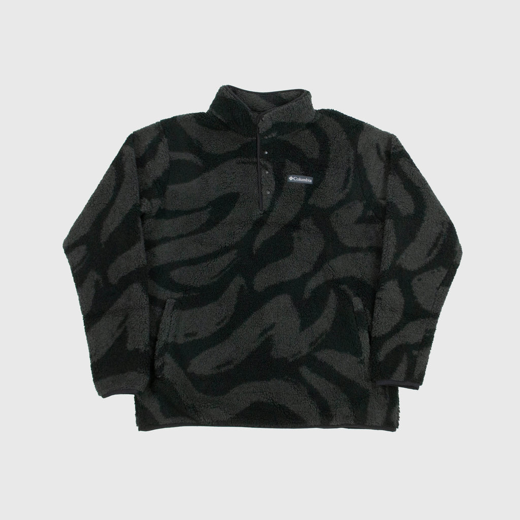 Columbia Rugged Ridge II Sherpa Fleece - Black Snow - Front